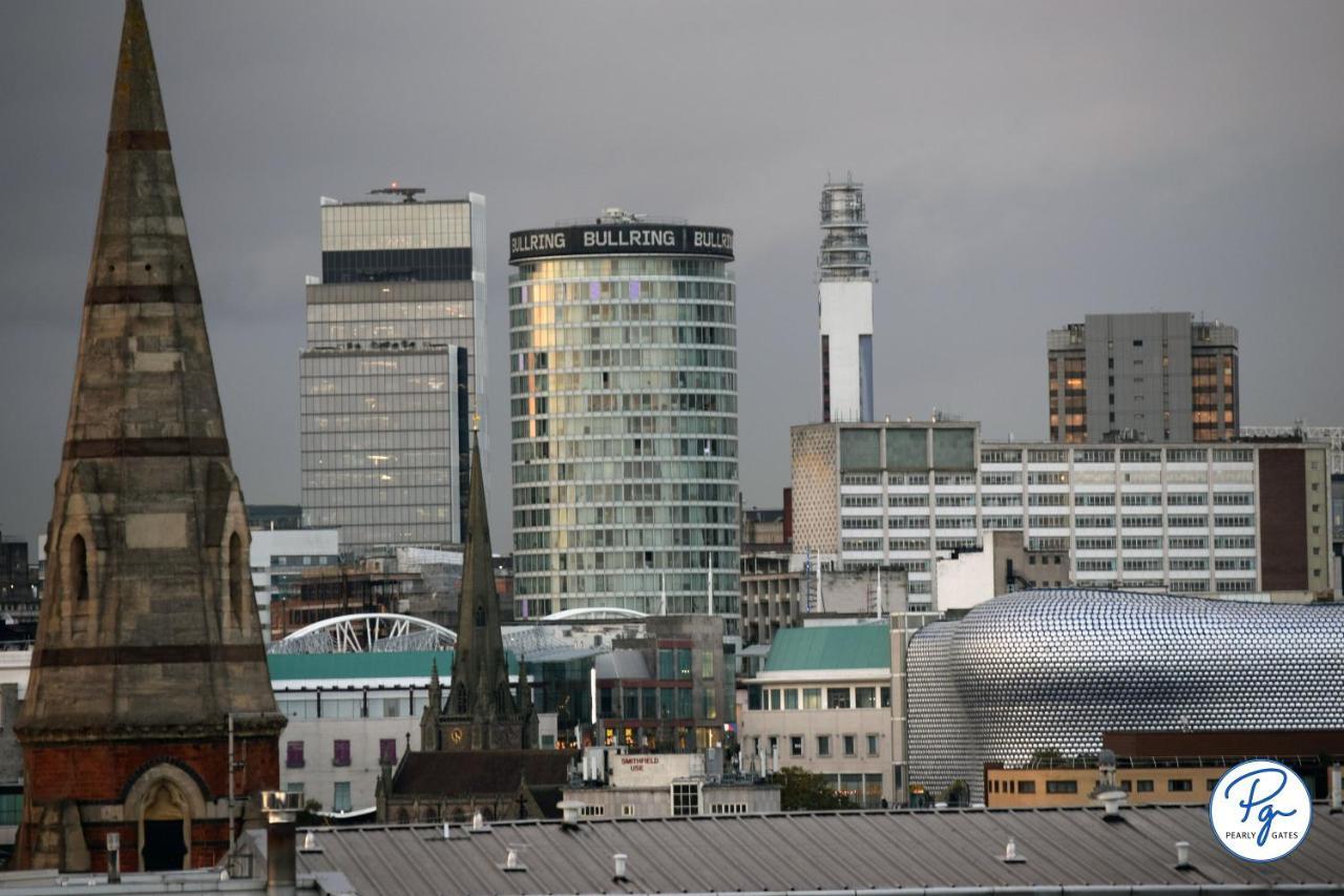 Penthouse - Amazing City Skyline Views - Balcony - Free Extra 2 Hours - Free Parking - Utilita Arena - Bullring Shopping - New St Station- Super King Size Bed Birmingham Eksteriør bilde